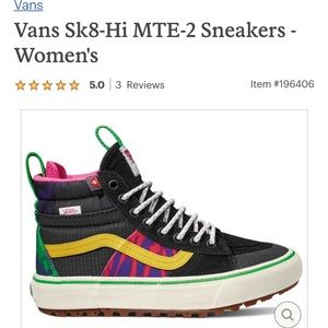 Vans Sk8-Hi MTE-2 Sneakers size 9.5